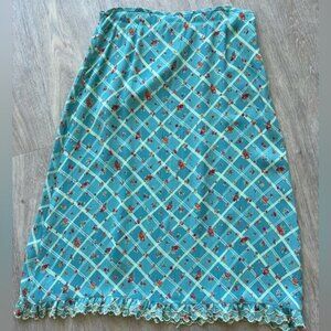 Free People floral print skirt  Size 7  TINY
